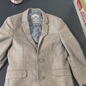Appaman Light Gray Boys' Two-Button Blazer